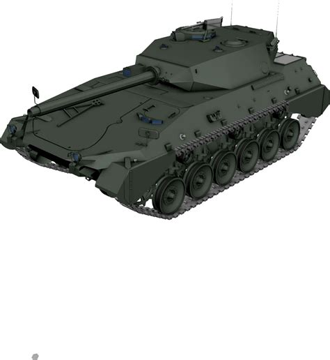 Tanque Argentino Mediano Tam D Model