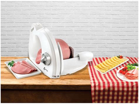 Fatiador De Frios Domestico Eletrico - Fatiador/Cortador de Frios Elétrico Lenoxx Pratic - 85W 3 Velocidades ...
