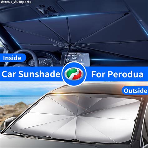 Perodua Car Sunshade Umbrella Windshield Anti Uv Sun Visor For Myvi