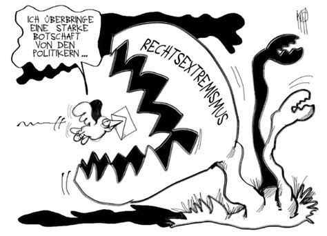 Rechtsextremismus Von Kostas Koufogiorgos Politik Cartoon TOONPOOL