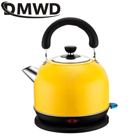 Dmwd Electric Kettle Stainless Steel Kitchen Appliances Smart Kettle L