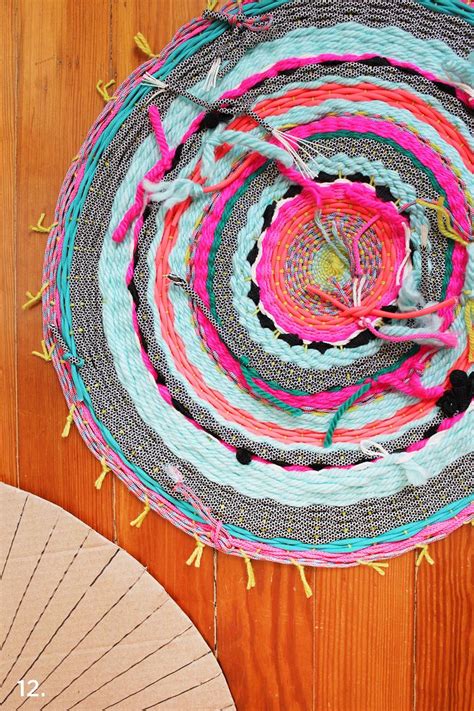 Woven Circle Mat DIY - A Beautiful Mess