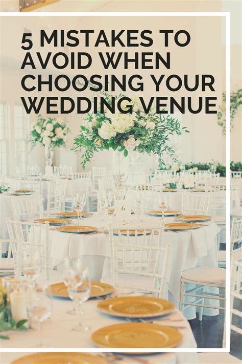 5 Mistakes To Avoid When Choosing Your Wedding Venue Artofit