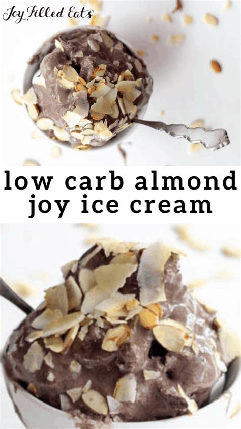 Almond Joy Ice Cream - Low Carb, Keto, Sugar-Free | Joy Filled Eats