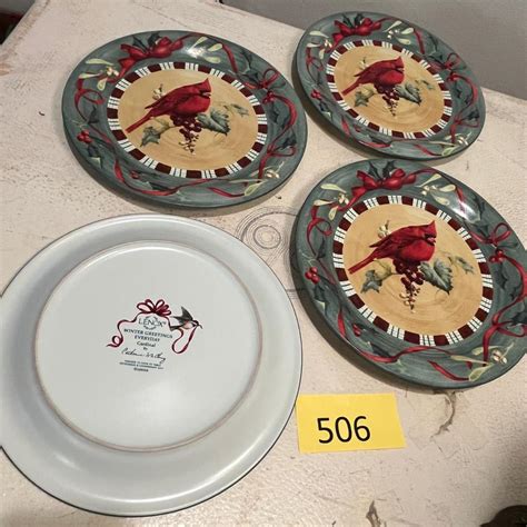 Lenox Winter Greetings Dinner Plates EstateSales Org