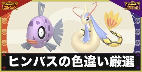 【ポケモンsv】ヒンバスの出現場所と進化方法【スカーレットバイオレット】 アルテマ