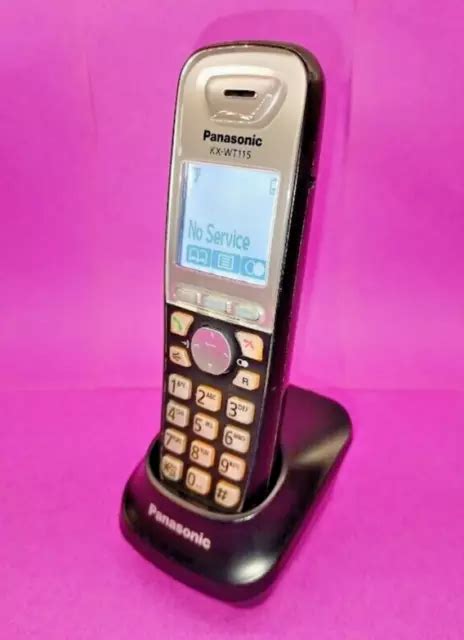 TÉLÉPHONE SANS FIL Panasonic KX WT115UK DECT noir PBX EUR 152 28