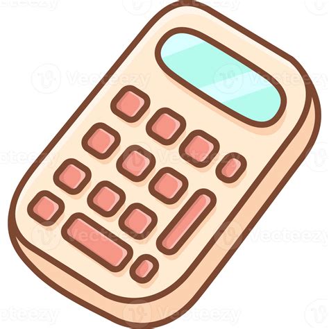 Cute Calculator Icon 11125368 PNG