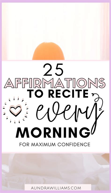 Affirmations To Improve Your Life Aundra Williams Affirmations