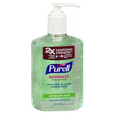 Purell Hand Sanitizer Soothing Gel With Triple Action Moisturizers 8 O Rafaelos