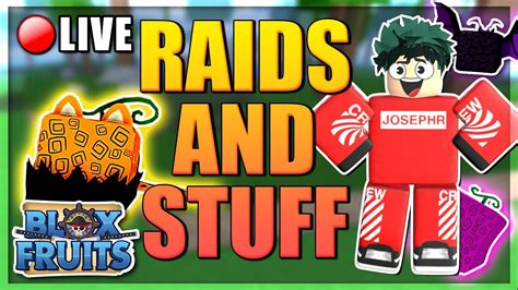 🔴 Blox Fruits Live Doing Raids Youtube