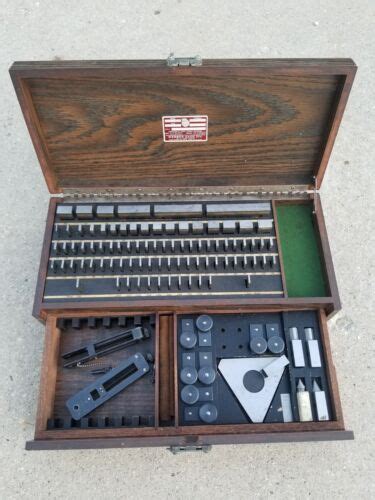 Starrett Webber Heavy Duty Gage Block Set With Accessories Hd A X Ebay