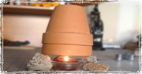 Emergency Candle Heater Building A Single Candle Clay Pot Radiator