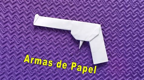 Pistolas De Papel Como Hacer Una Pistola De Papel F Cil Origami