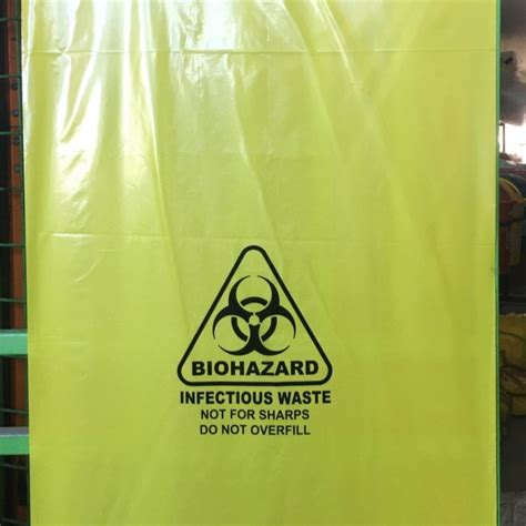 Jual Kantong Plastik Sampah Medis Biohazard X Tebal Micron