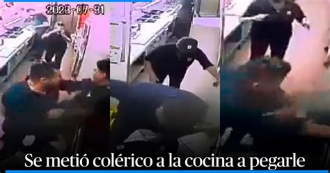 Indignante Cliente De Subway Le Dio Tremenda Paliza A Empleado Por