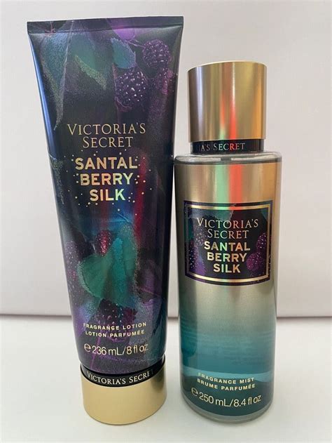 Victoria S Secret Santal Berry Silk Fragrance Lotion 8 Fl Oz And Mist 8 4 Fl Oz Ebay Bath And