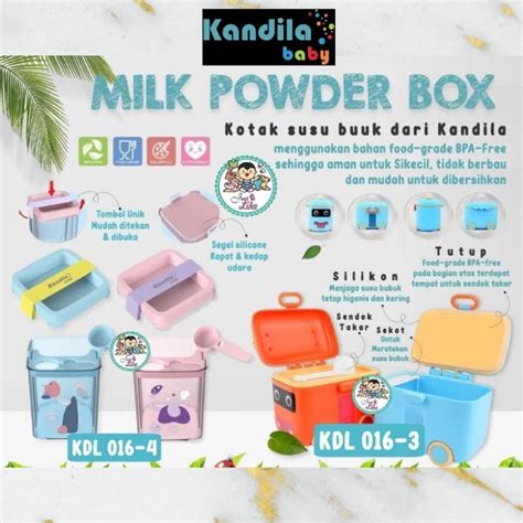 Jual KANDILA Baby Car Milk Powder Case Kotak Susu Bubuk Bayi 180g