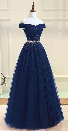 Off Shoulders Red Tulle Floor Length Prom Dress 8th Grade Dance Dress Gdc1278 In 2021 Trendy