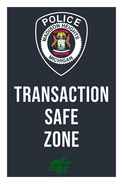 Transaction Safe Zone | Madison Heights, MI