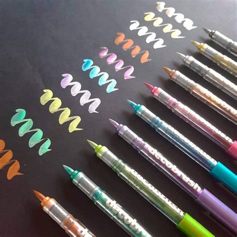 Karin Markers Decobrush Metallic Por Unidad Fancy Pens Gel Pens