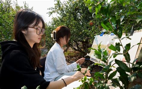 美术与艺术设计学院赴沙沟镇张庄村开展写生活动 枣庄学院美术与艺术设计学院