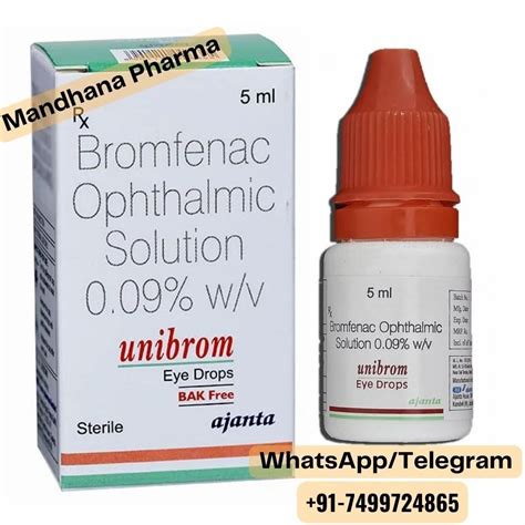 Bromfenac Opthalmic Solution, 5 ml at Rs 183/piece in Nagpur | ID ...