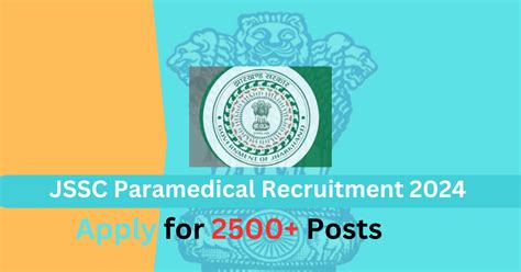 Jssc Paramedical Vacancy Apply Online For Posts Olm