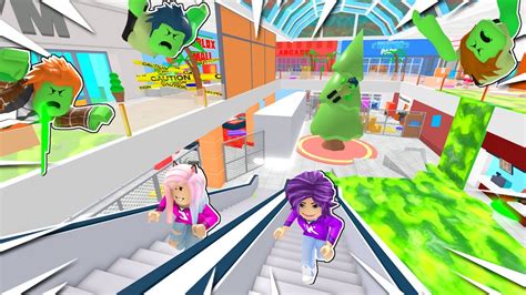 Escape The Zombie Mall Obby Roblox Youtube