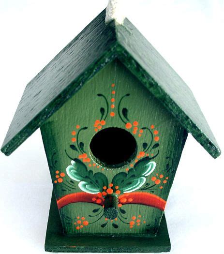 Dahl House Art And Rosemaling Center Bird Houses Painted Homemade Bird