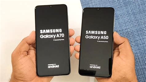 Samsung Galaxy A70 Vs Galaxy A50 Speedtest And Camera Comparison Youtube