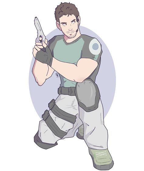 Lezhengai - Chris Redfield fan art