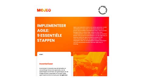 Essenti Le Stappen Om Agile Te Implementeren