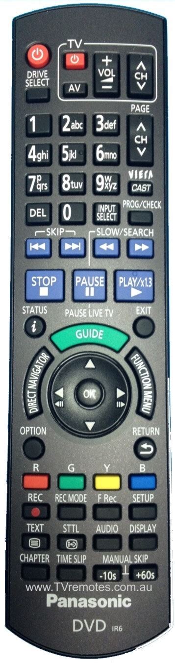 N2qayb000479 Genuine Original Panasonic Remote Control Dmr Xw380 Dmr Xw385 Dmr Xw390 Dmr Xw480