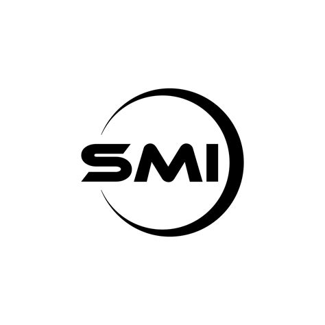 SMI Letter Logo Design In Illustrator Vector Logo Calligraphy Designs