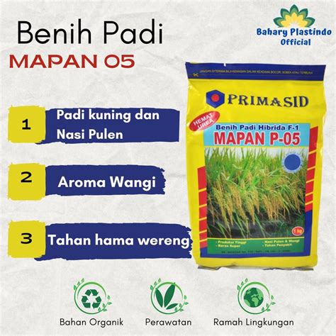 Jual Benih Padi Mapan Hibrida Kg Benih Mapan Shopee Indonesia