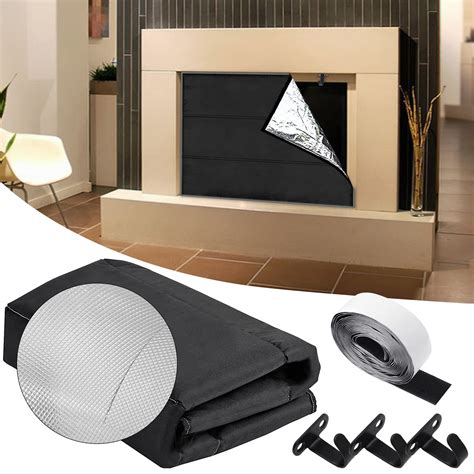 Snapklik.com : Fireplace Cover, 39 X 32 In Fireplace Blanket, Indoor