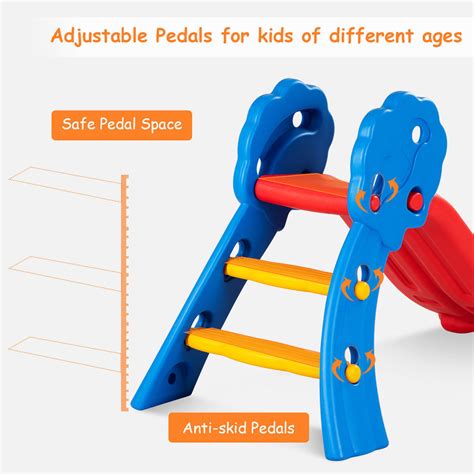 Costway Children Kids Junior Folding Climber Play Slide Indoor Outdoor