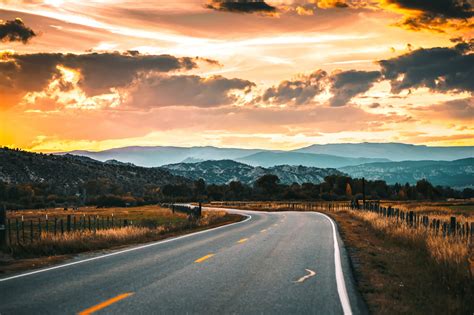 Road, Cloud, Sunset, Nature, Landscape wallpaper - Coolwallpapers.me!