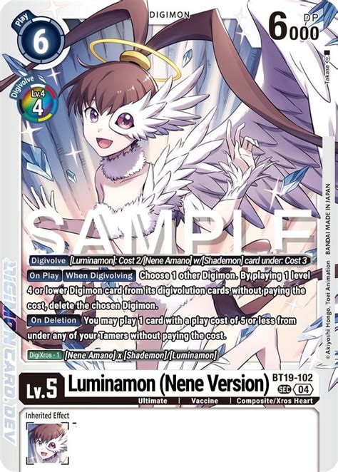 Luminamon Nene Version Digimon Card Meta