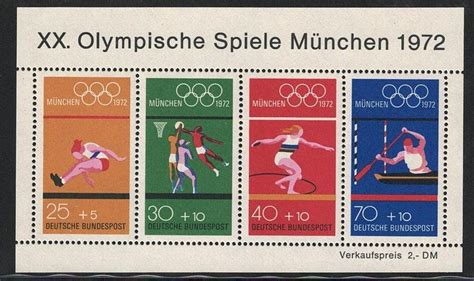 XX Olympische Spiele München 1972 Block Kaufen auf Ricardo