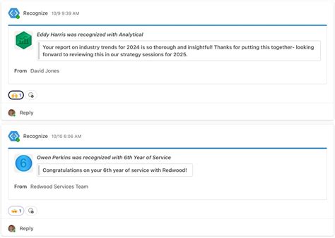 Recognize Microsoft Teams Employee Recognition