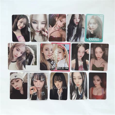 [ready] Photocard Pc Official Aespa Karina Giselle Winter Ningning