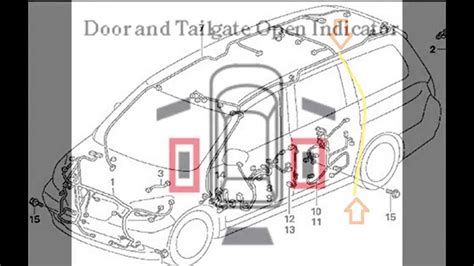 Honda Odyssey 2010 Sliding Door Parts Diagram