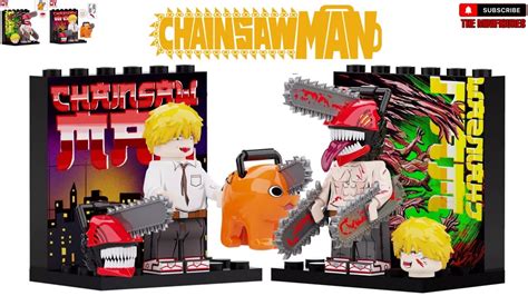 Lego Chainsaw Man Anime Minifigures Review Unofficial By DY Minifigs