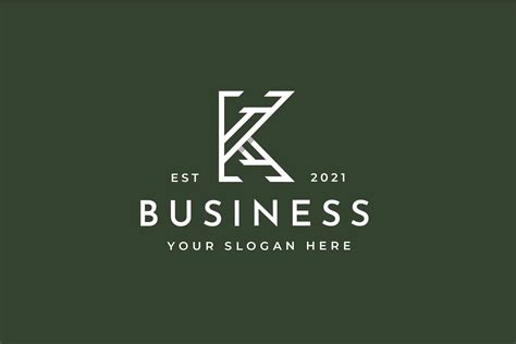 Minimalist Letter K Elegant Logo Design Graphic by BlackSweet ...