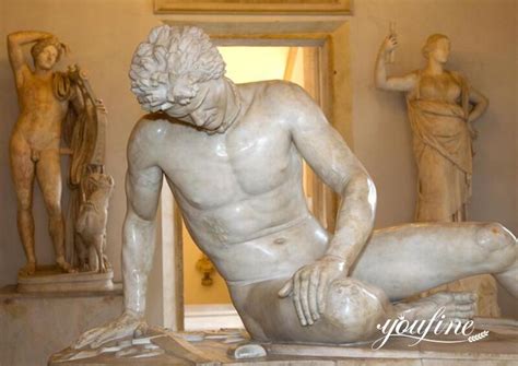 The Dying Gaul Sculpture Classic Marble Art Supplier MOK1-008 - YouFine