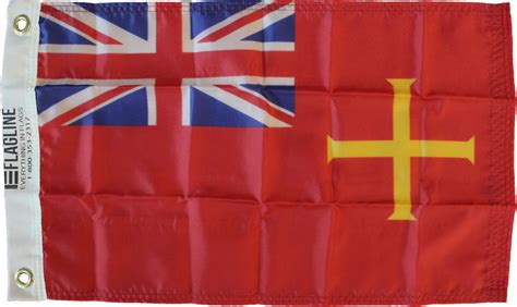 Buy Guernsey - 12"X18" Nylon Flag (Red Ensign) | Flagline