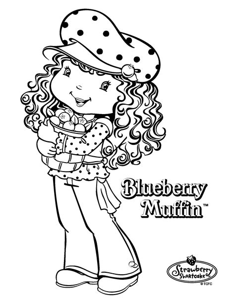 Muffins Coloring Page Coloring Home