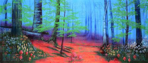 Enchanted Forest Projected Backdrops - Grosh Digital